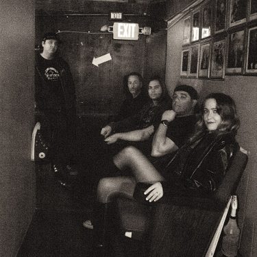 Mood Effect band photo in the Coach House upstairs hallway