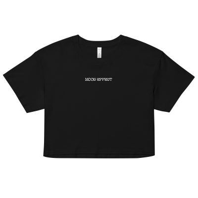 Embroidered Mood Effect Crop Top